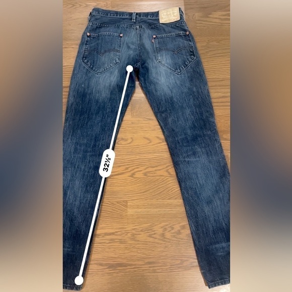 Levi’s 511 blue jeans Silver Label size 34x36 y2k vintage F - Picture 11 of 12